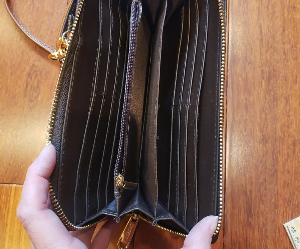 Zip Around Crossbody Wallet. Dasein Brand. Wristlet
